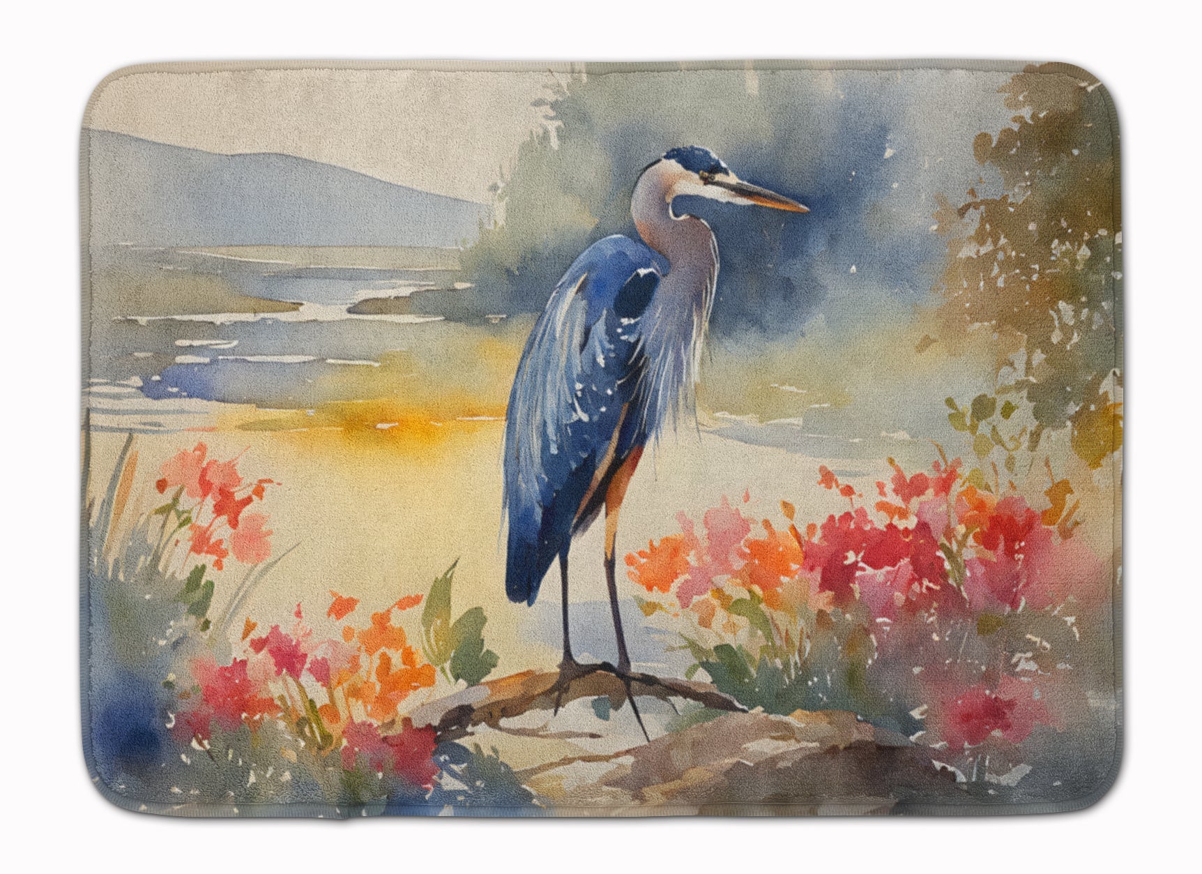 Blue Heron Memory Foam Kitchen Mat Machine Washable Anti-Fatigue Cushion Comfort Bath or Kitchen Rug