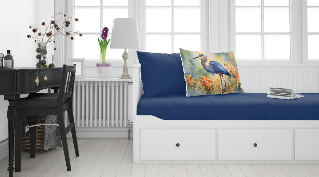 Blue Heron Standard Pillowcase Lightweight Super Soft Easy Care Decorative Artwork Pillowcase, Standard