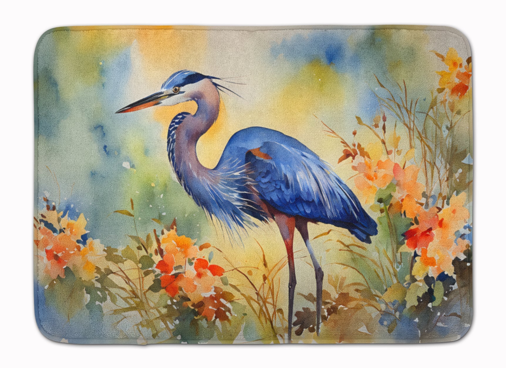 Blue Heron Memory Foam Kitchen Mat Machine Washable Anti-Fatigue Cushion Comfort Bath or Kitchen Rug