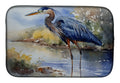 Blue Heron Dish Drying Mat Absorbent Dish Drying Mat Pad for Kitchen Counter Dish Drainer Mat for Countertop, 14 x 21", Multicolor