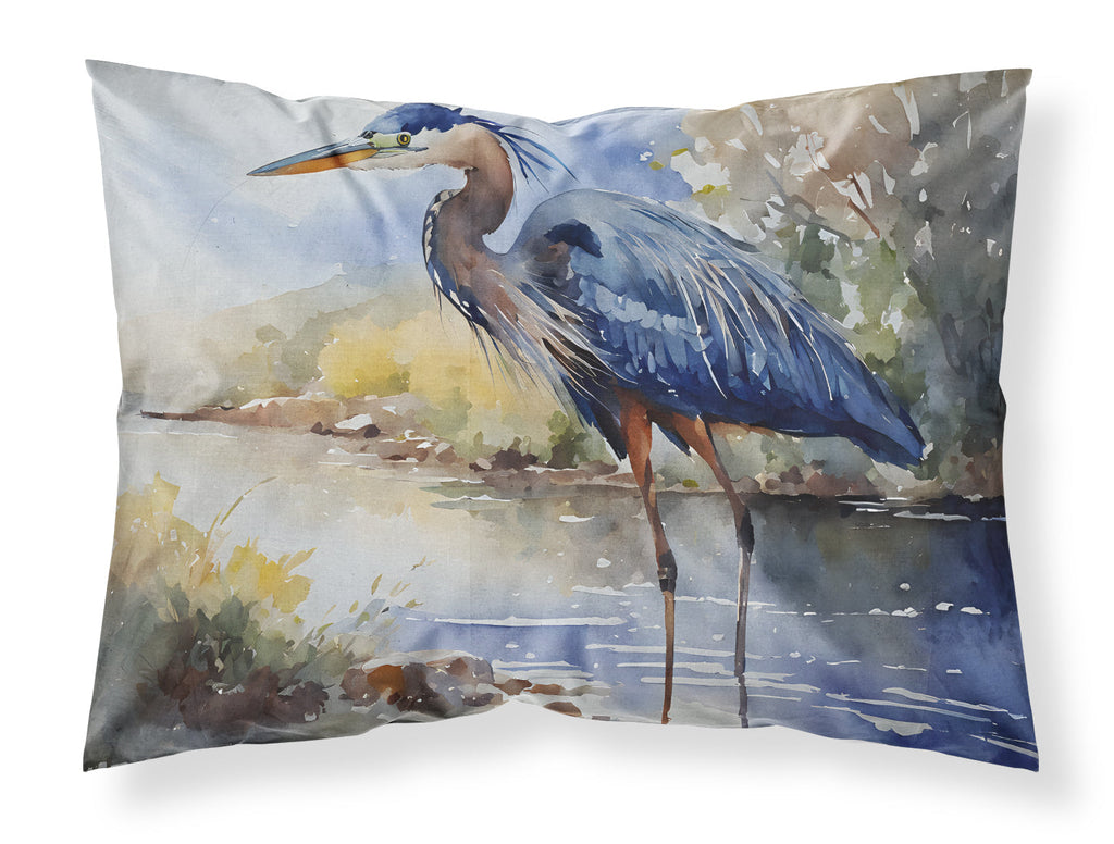 Blue Heron Standard Pillowcase Lightweight Super Soft Easy Care Decorative Artwork Pillowcase, Standard