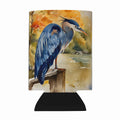 Blue Heron Can or Bottle Hugger Cooler Sleeve for Standard 12 oz Cans, Insulated Foam Beer & Soda Can Hugger Reusable
