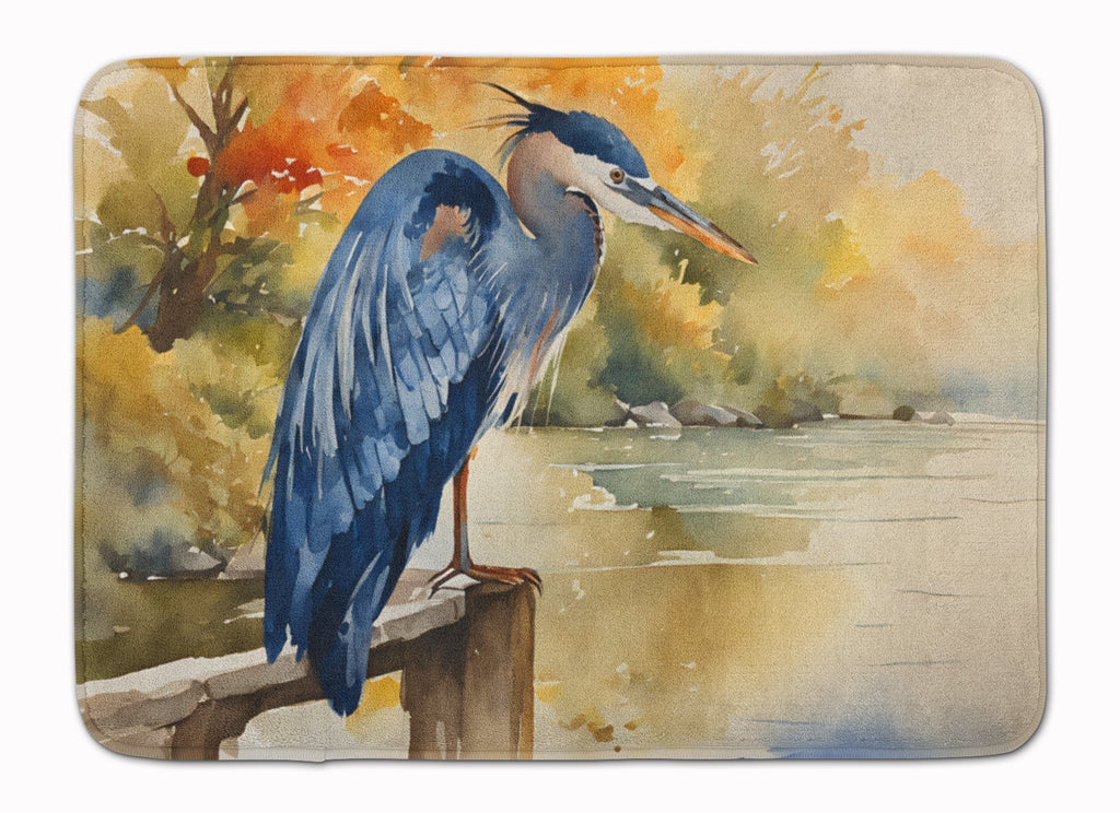 Blue Heron Memory Foam Kitchen Mat Machine Washable Anti-Fatigue Cushion Comfort Bath or Kitchen Rug