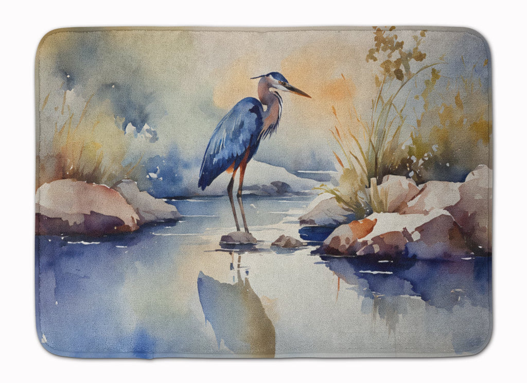 Blue Heron Memory Foam Kitchen Mat Machine Washable Anti-Fatigue Cushion Comfort Bath or Kitchen Rug
