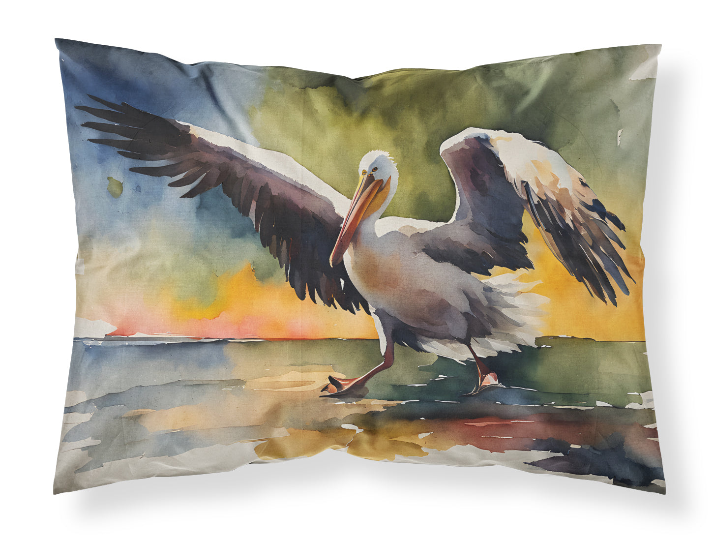 Pelican Standard Pillowcase Lightweight Super Soft Easy Care Decorative Artwork Pillowcase, Standard