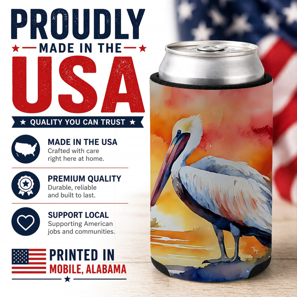 Pelican Can or Bottle Hugger Cooler Sleeve for Standard 12 oz Cans, Insulated Foam Beer & Soda Can Hugger Reusable