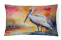 Pelican Decorative Throw Pillow 12x16 Indoor Outdoor Accent Cushion, Fabric Cover with Insert for Sofa, Bed, Porch & Living Room