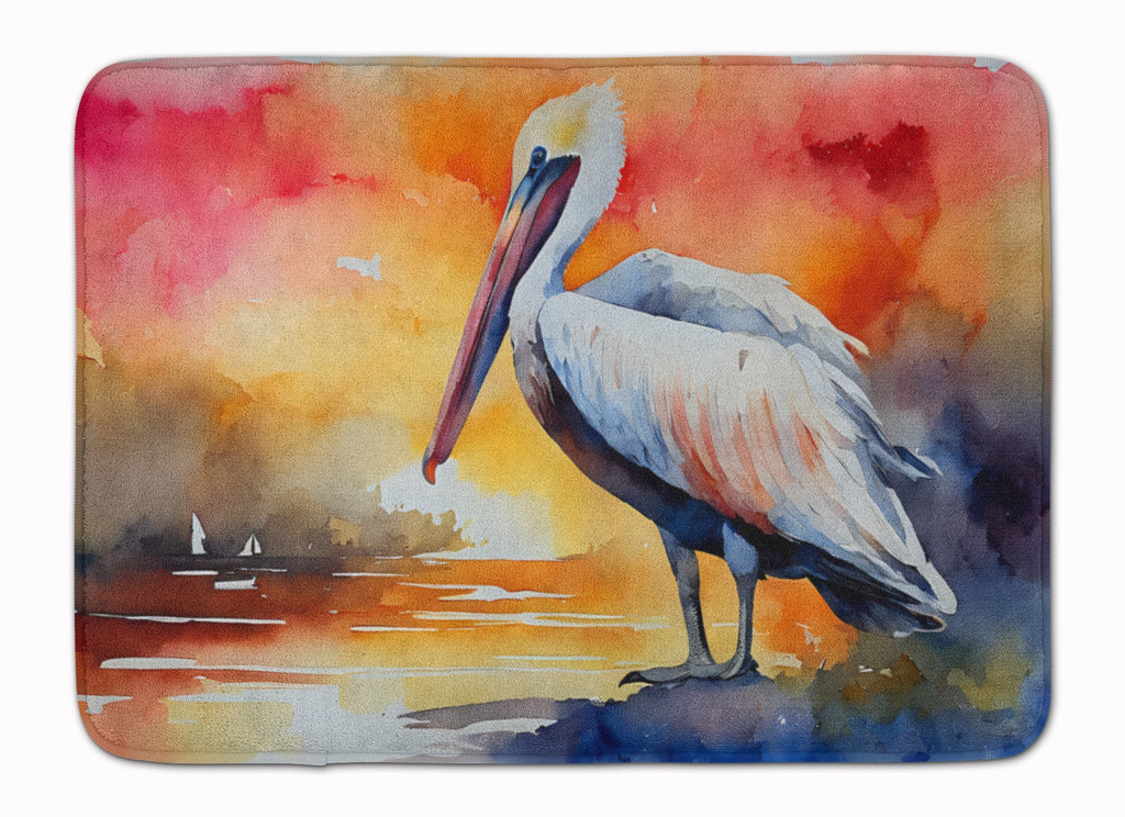 Pelican Memory Foam Kitchen Mat Machine Washable Anti-Fatigue Cushion Comfort Bath or Kitchen Rug