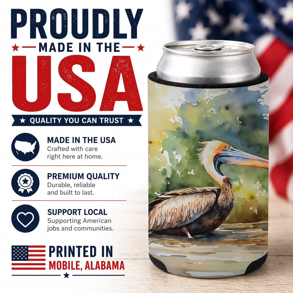 Pelican Can or Bottle Hugger Cooler Sleeve for Standard 12 oz Cans, Insulated Foam Beer & Soda Can Hugger Reusable