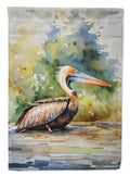 Pelican House Flag 28x40 Porch Sleeve Pole Decorative Outside Yard Banner Artwork Wall Hanging, Polyester