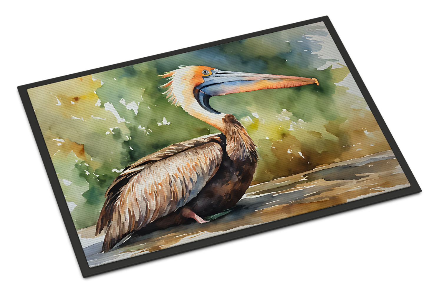 Pelican Doormat Indoor Outdoor 18H X 27W Front Door Mat Rugs for Entryway, Non Slip Washable