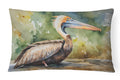 Pelican Decorative Throw Pillow 12x16 Indoor Outdoor Accent Cushion, Fabric Cover with Insert for Sofa, Bed, Porch & Living Room