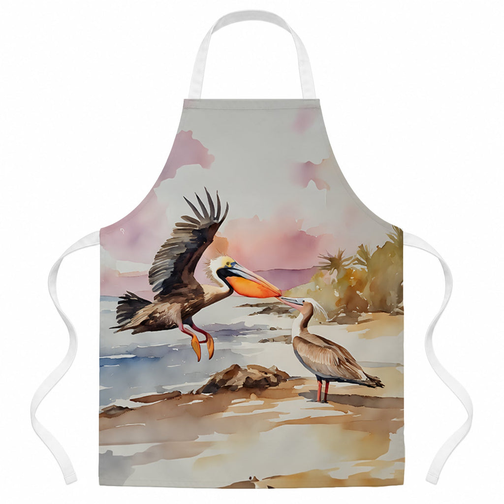 Pelican Apron Cooking Kitchen Server Baking Crafts Gardening for Adult Women Men, Unisex, Large, Multicolor