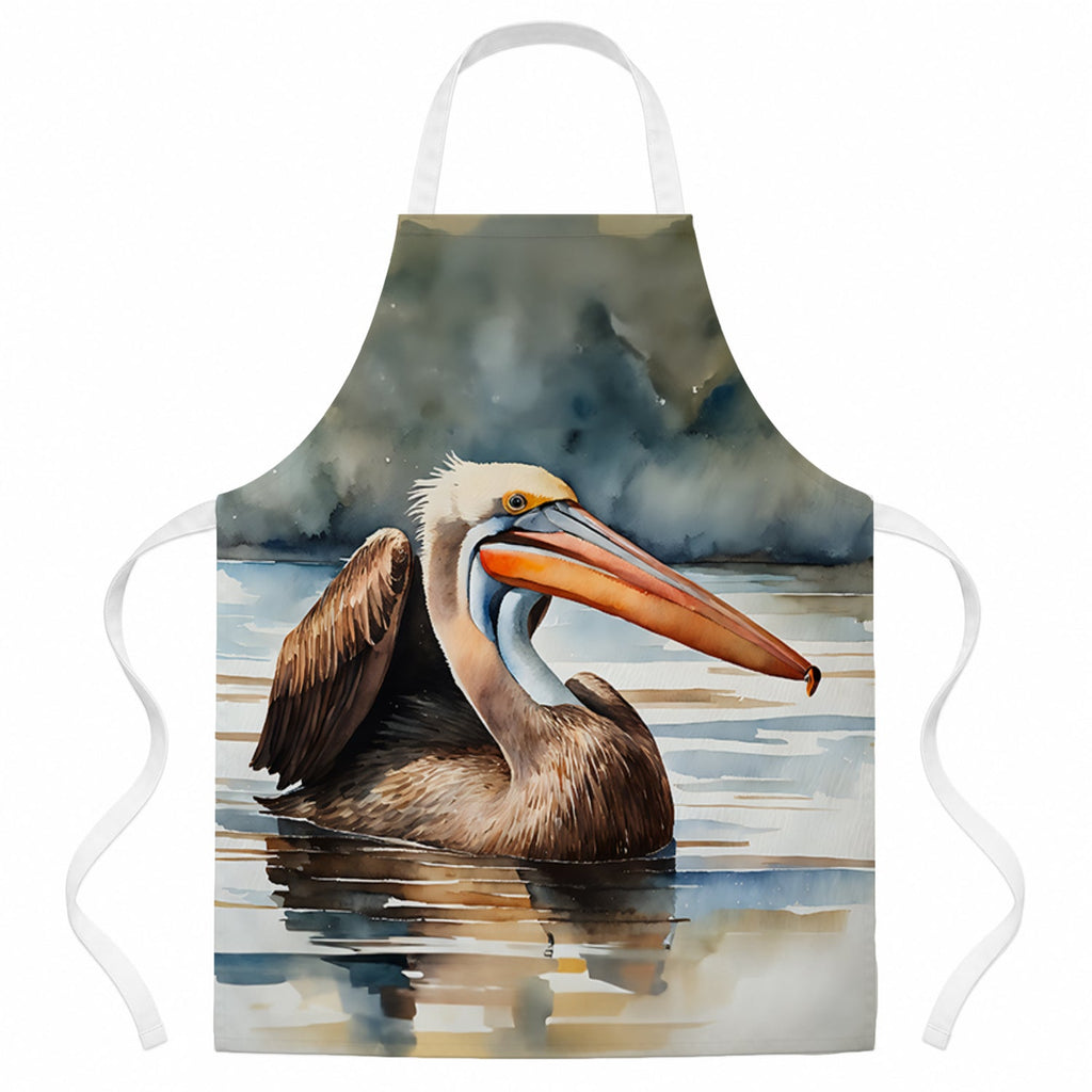 Pelican Apron Cooking Kitchen Server Baking Crafts Gardening for Adult Women Men, Unisex, Large, Multicolor