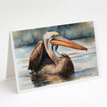 Pelican Greeting Cards Pack of 8 Blank Cards with Envelopes Whimsical A7 Size 5x7