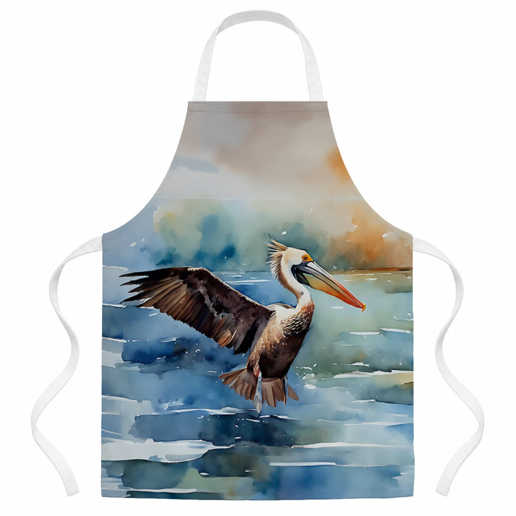 Pelican Apron Cooking Kitchen Server Baking Crafts Gardening for Adult Women Men, Unisex, Large, Multicolor