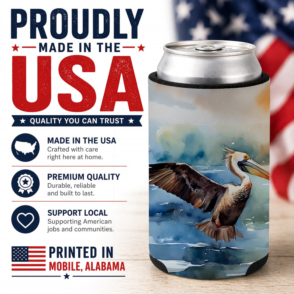 Pelican Can or Bottle Hugger Cooler Sleeve for Standard 12 oz Cans, Insulated Foam Beer & Soda Can Hugger Reusable