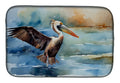 Pelican Dish Drying Mat Absorbent Dish Drying Mat Pad for Kitchen Counter Dish Drainer Mat for Countertop, 14 x 21", Multicolor