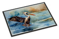 Pelican Doormat Indoor Outdoor 24H X 36W Front Door Mat Rugs for Entryway, Non Slip Washable Low Pile,