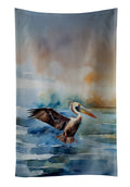 Pelican Kitchen Towel Velour Plush Front and Cotton Loop Back Machine Washable