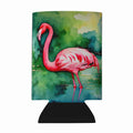 Flamingo Can or Bottle Hugger Cooler Sleeve for Standard 12 oz Cans, Insulated Foam Beer & Soda Can Hugger Reusable