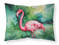 Flamingo Standard Pillowcase Lightweight Super Soft Easy Care Decorative Artwork Pillowcase, Standard