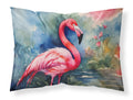 Flamingo Standard Pillowcase Lightweight Super Soft Easy Care Decorative Artwork Pillowcase, Standard