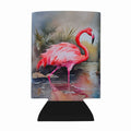Flamingo Can or Bottle Hugger Cooler Sleeve for Standard 12 oz Cans, Insulated Foam Beer & Soda Can Hugger Reusable