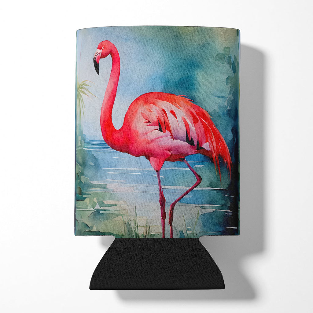 Flamingo Can or Bottle Hugger Cooler Sleeve for Standard 12 oz Cans, Insulated Foam Beer & Soda Can Hugger Reusable