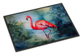 Flamingo Doormat Indoor Outdoor 24H X 36W Front Door Mat Rugs for Entryway, Non Slip Washable Low Pile,