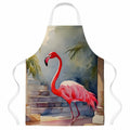 Flamingo Apron Cooking Kitchen Server Baking Crafts Gardening for Adult Women Men, Unisex, Large, Multicolor