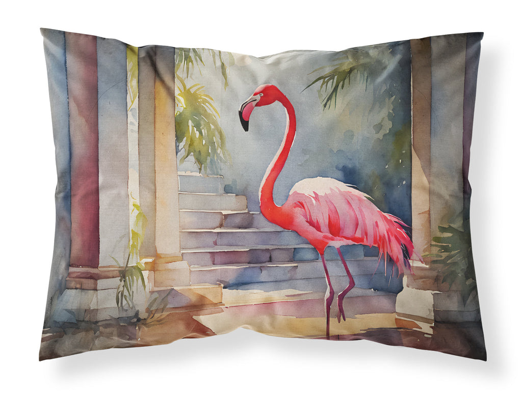 Flamingo Standard Pillowcase Lightweight Super Soft Easy Care Decorative Artwork Pillowcase, Standard