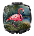 Flamingo Compact Mirror Decorative Travel Makeup Mirror for Women Girls Gifts Pocket Makeup Mirror Folding Handheld