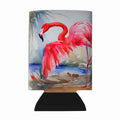 Flamingo Can or Bottle Hugger Cooler Sleeve for Standard 12 oz Cans, Insulated Foam Beer & Soda Can Hugger Reusable