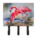 Flamingo Leash or Key Holder Wall Hooks, Coat Rack Wall Mount, for Hanging Keys, Towels, Aprons, Leashes