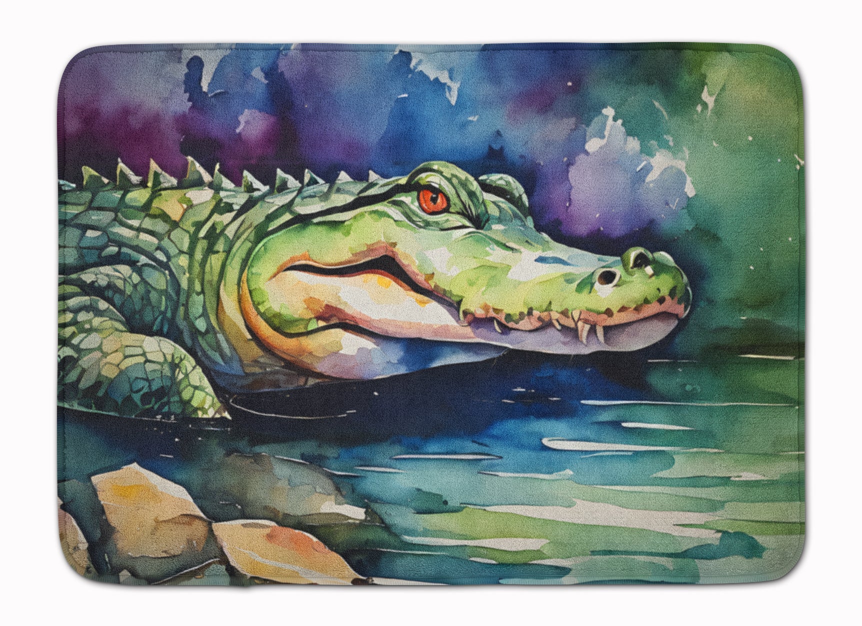 Alligator Memory Foam Kitchen Mat Machine Washable Anti-Fatigue Cushion Comfort Bath or Kitchen Rug