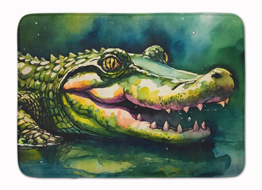 Alligator Memory Foam Kitchen Mat Machine Washable Anti-Fatigue Cushion Comfort Bath or Kitchen Rug
