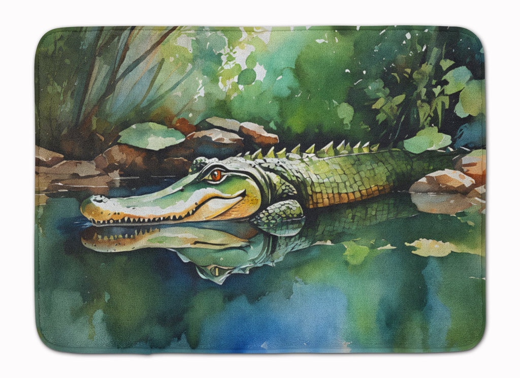 Alligator Memory Foam Kitchen Mat Machine Washable Anti-Fatigue Cushion Comfort Bath or Kitchen Rug
