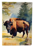 American Bison House Flag 28x40 Porch Sleeve Pole Decorative Outside Yard Banner Artwork Wall Hanging, Polyester