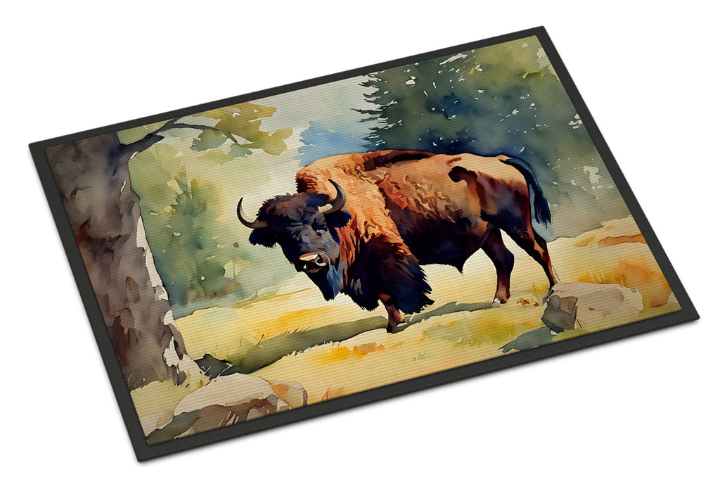American Bison Doormat Indoor Outdoor 18H X 27W Front Door Mat Rugs for Entryway, Non Slip Washable