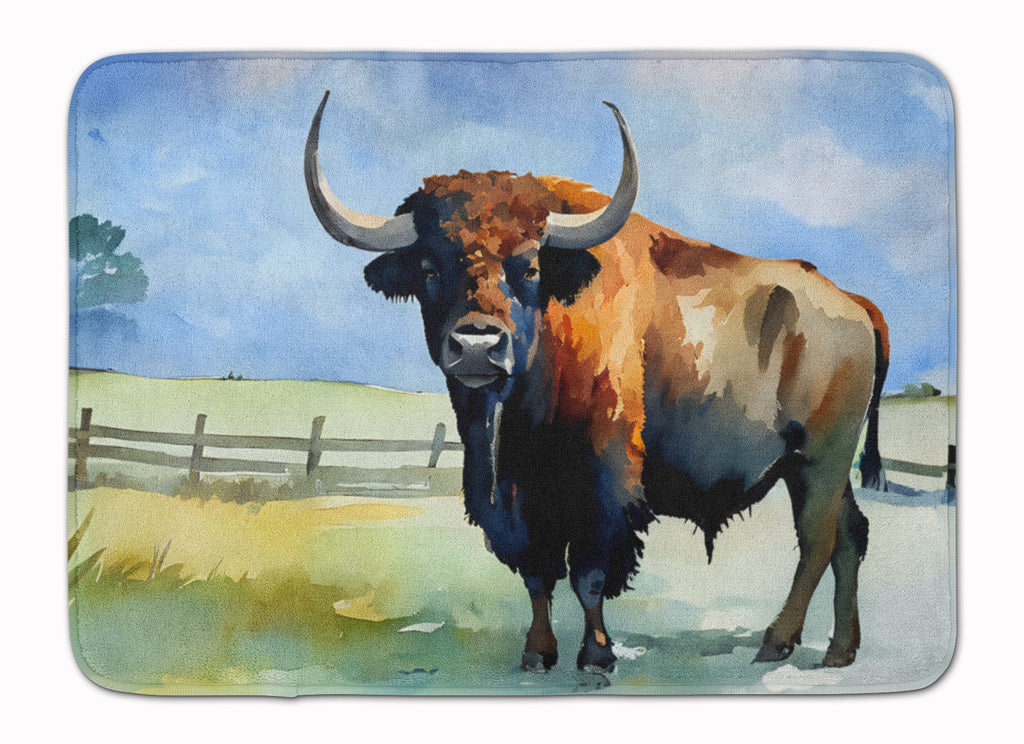 American Bison Memory Foam Kitchen Mat Machine Washable Anti-Fatigue Cushion Comfort Bath or Kitchen Rug