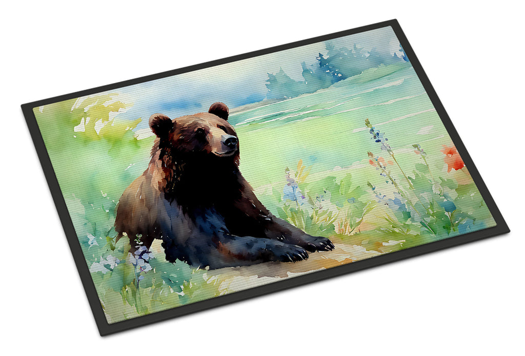 American Black Bear Doormat Indoor Outdoor 18H X 27W Front Door Mat Rugs for Entryway, Non Slip Washable