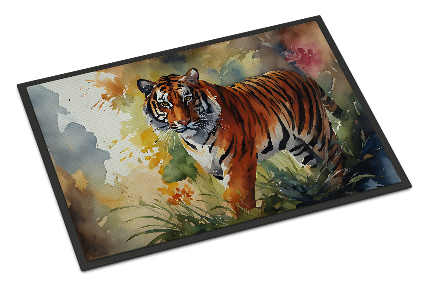 Bengal Tiger Doormat Indoor Outdoor 18H X 27W Front Door Mat Rugs for Entryway, Non Slip Washable