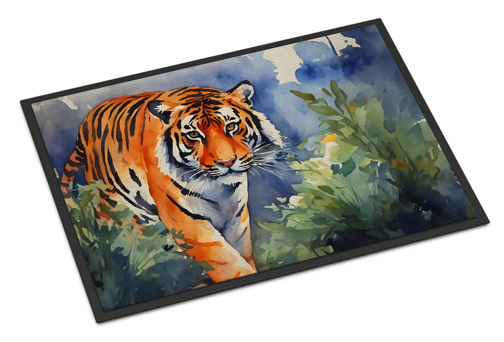 Bengal Tiger Doormat Indoor Outdoor 24H X 36W Front Door Mat Rugs for Entryway, Non Slip Washable Low Pile,