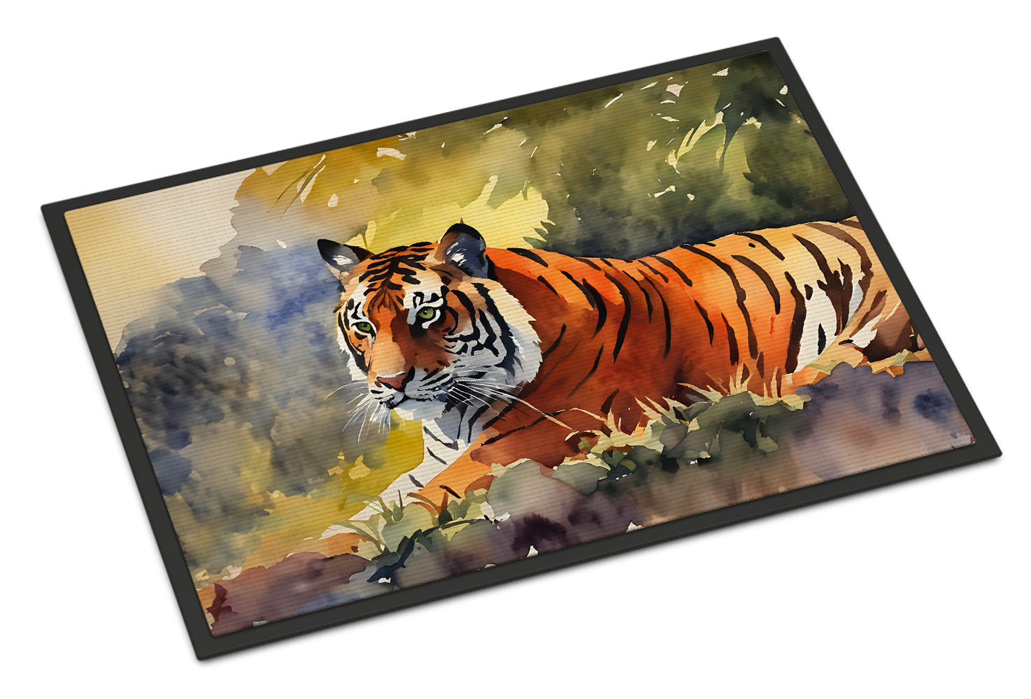Bengal Tiger Doormat Indoor Outdoor 18H X 27W Front Door Mat Rugs for Entryway, Non Slip Washable