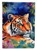 Bengal Tiger House Flag 28x40 Porch Sleeve Pole Decorative Outside Yard Banner Artwork Wall Hanging, Polyester