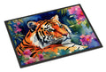 Bengal Tiger Doormat Indoor Outdoor 24H X 36W Front Door Mat Rugs for Entryway, Non Slip Washable Low Pile,