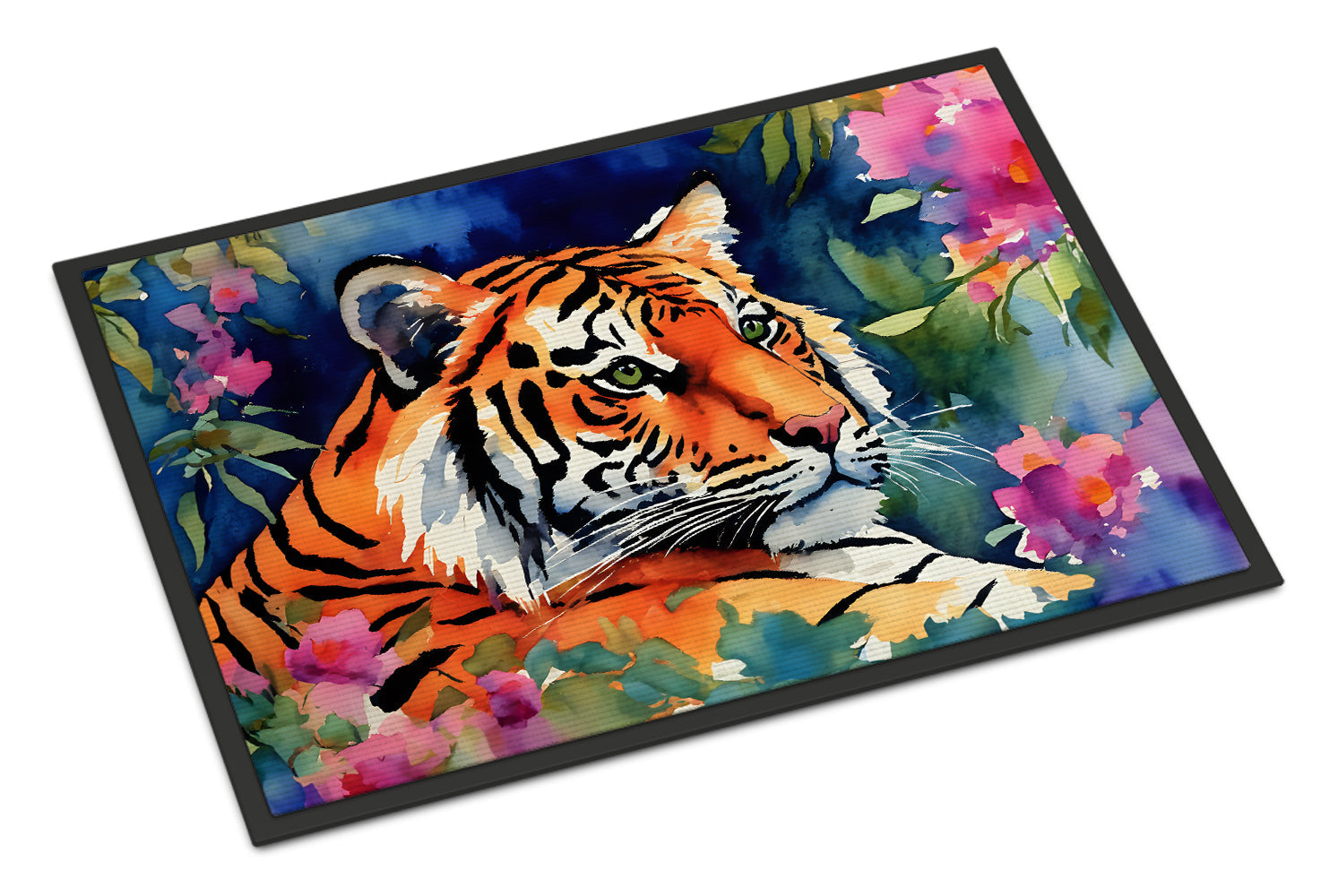 Bengal Tiger Doormat Indoor Outdoor 24H X 36W Front Door Mat Rugs for Entryway, Non Slip Washable Low Pile,