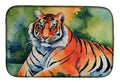 Bengal Tiger Dish Drying Mat Absorbent Dish Drying Mat Pad for Kitchen Counter Dish Drainer Mat for Countertop, 14 x 21", Multicolor