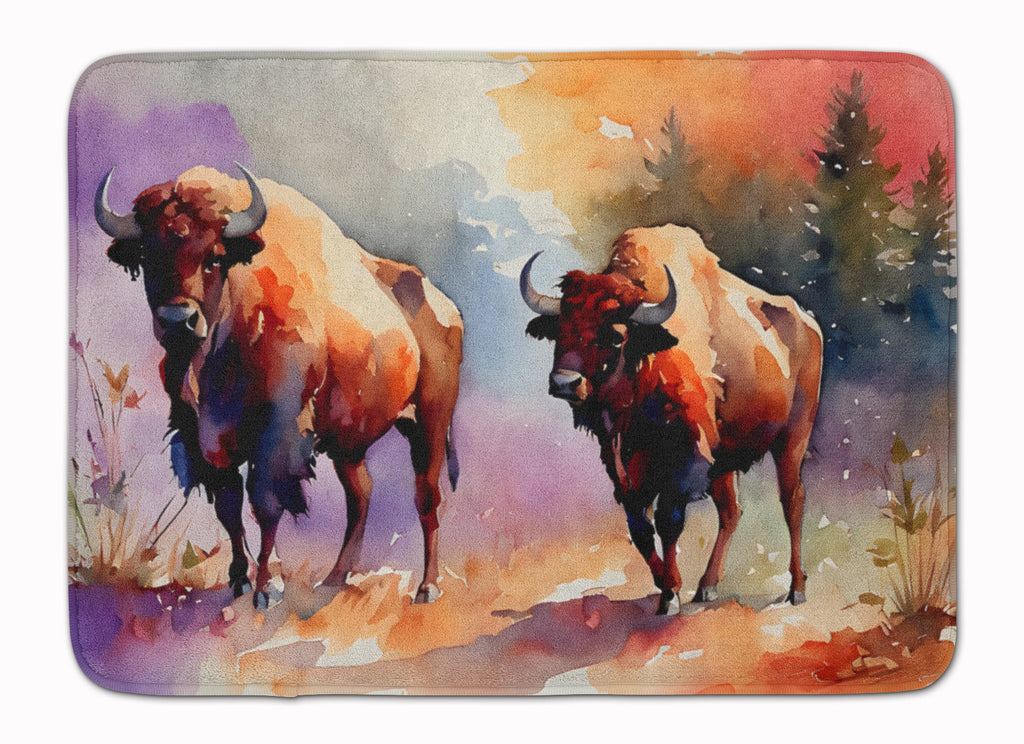 Buffalo Memory Foam Kitchen Mat Machine Washable Anti-Fatigue Cushion Comfort Bath or Kitchen Rug